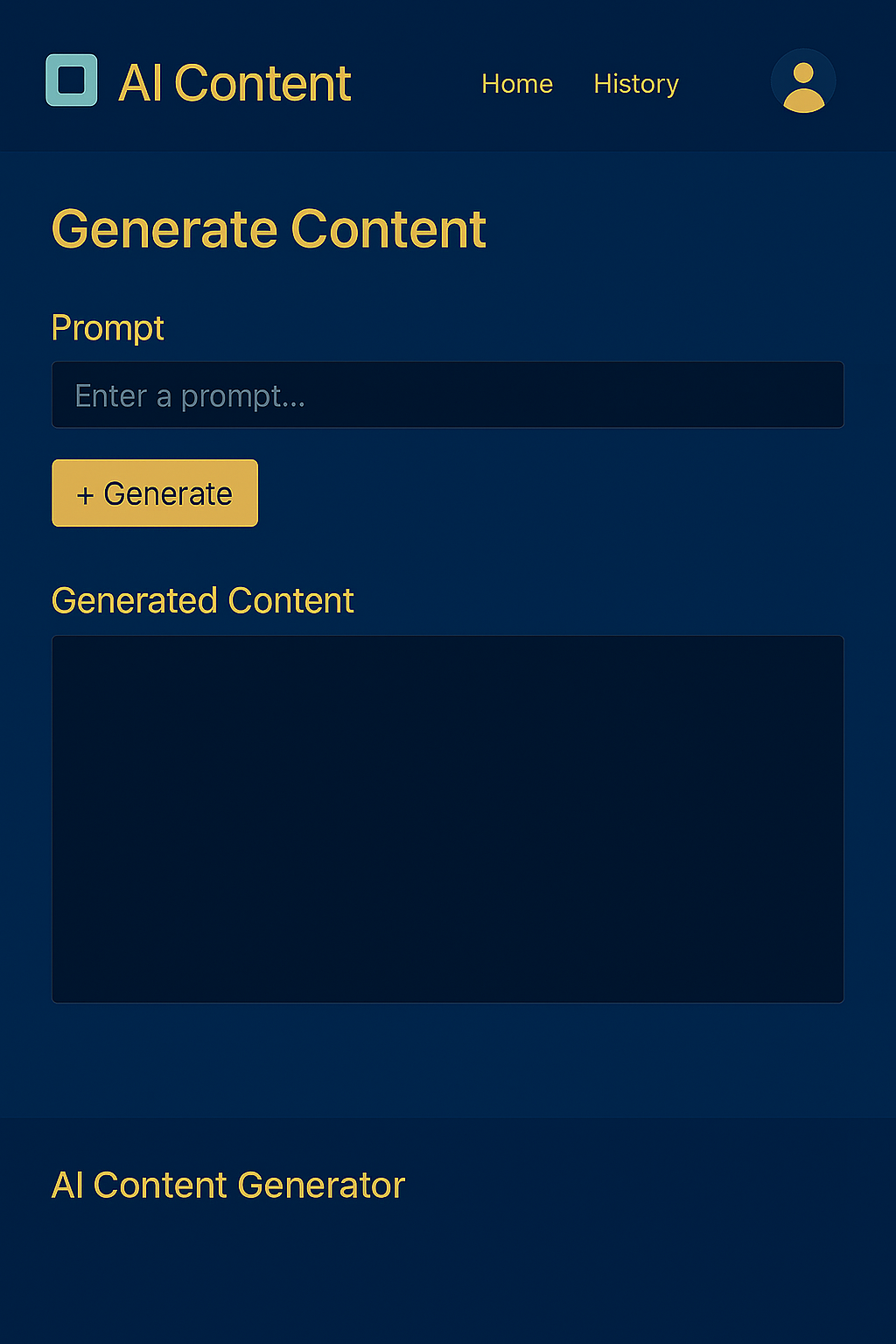 AI Content Generator